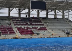 Arena „Rapid Giulești” prinde culoare » S-au montat primele scaune