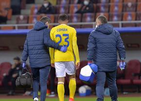 Dilemă în cazul Florinel Coman: „Ce spuneți, ca antrenor, când un fotbalist face ruptură în minutul 10?” » Răspunsul primit în direct de Ștucan: „Gheorghe Ștefan avea o regulă”
