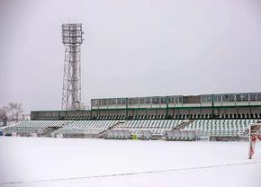 Imagini incredibile înainte de Sepsi - FCSB » Cum arată gazonul care miercuri era acoperit de zăpadă