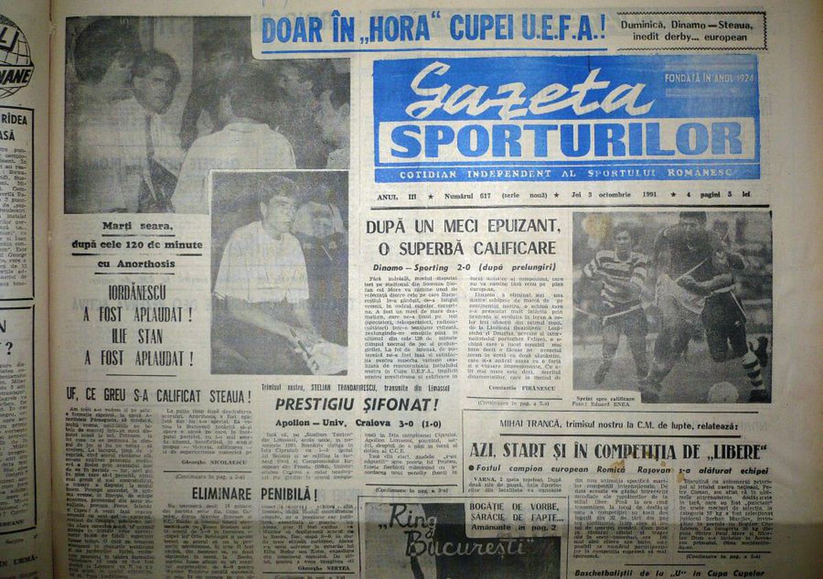 Retro GSP // VIDEO 2 octombrie, ziua în care Dinamo defila în fața superechipei lui Figo, iar Craiova lui Cârțu era suspectată că a vândut meciul în Cipru!