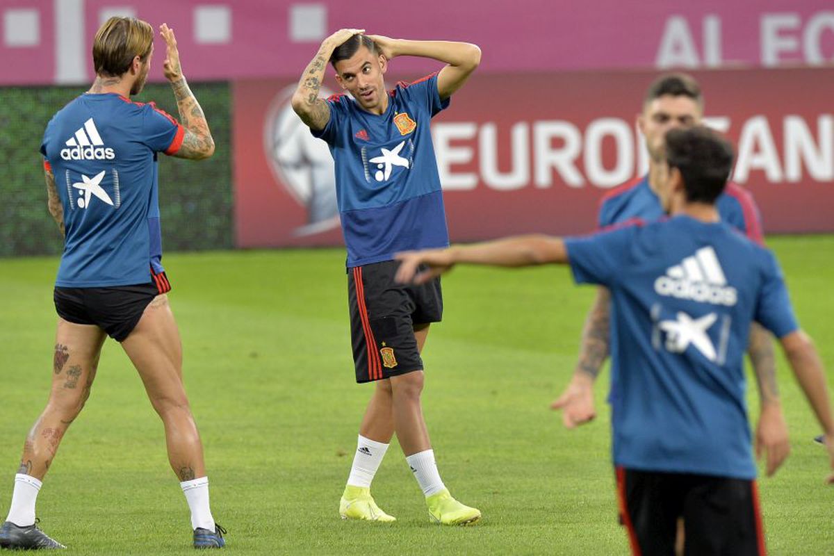 ROMÂNIA - SPANIA // VIDEO WOW! Sergio Ramos, execuție spectaculoasă pe Arena Națională: cum a înscris la antrenamentul oficial