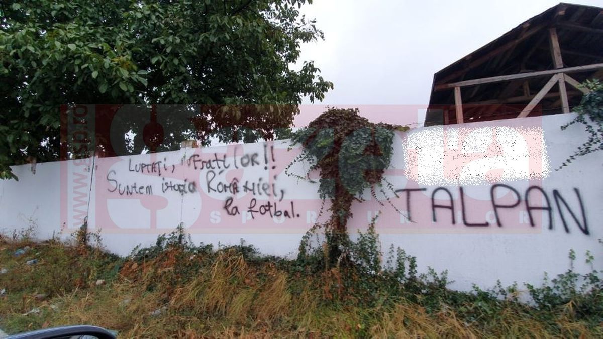 FCSB - DINAMO // EXCLUSIV VIDEO+FOTO Mesaje războinice pe zidurile din baza sportivă a FCSB-ului » Florin Talpan luat la țintă de ultrași