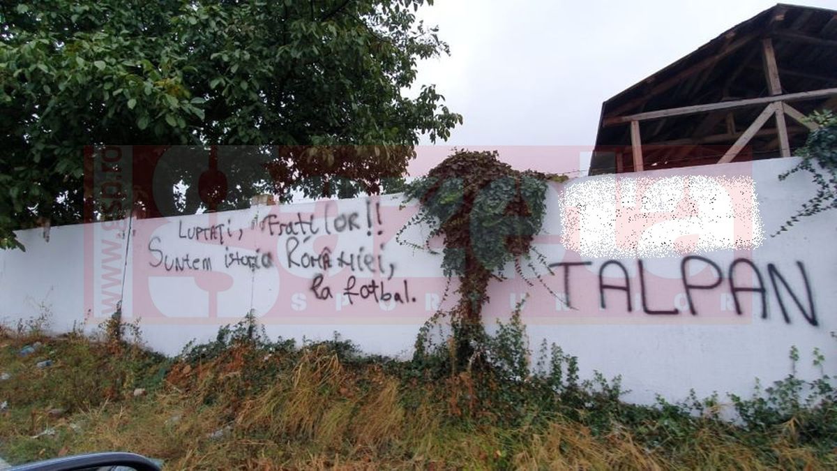 FCSB - DINAMO // FOTO+VIDEO Mesaje războinice pe zidurile din baza sportivă a FCSB-ului: „Suntem istoria României la fotbal”