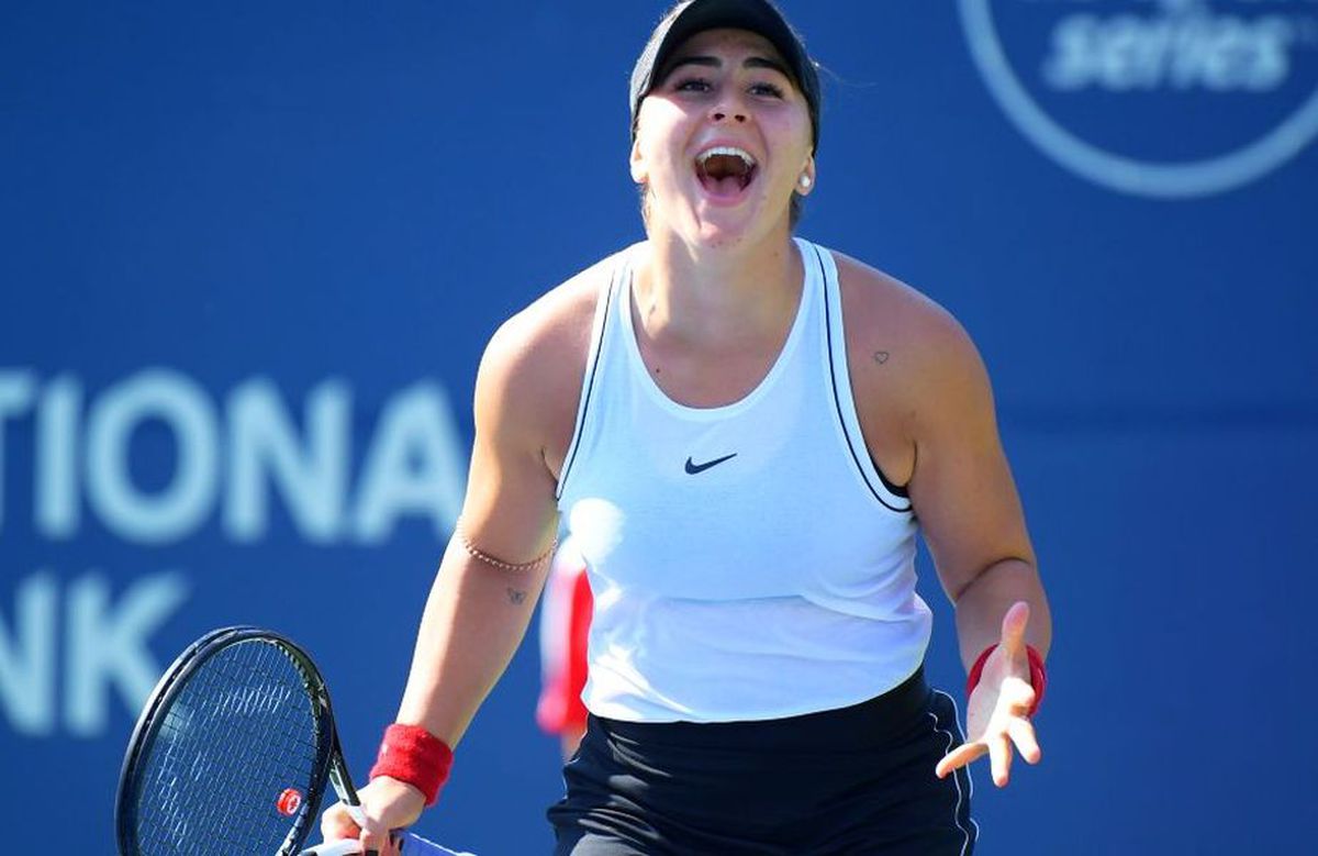 FOTO Cum a reacționat Bianca Andreescu când un jurnalist i-a spus că îi place de mama ei: „O iubești?”