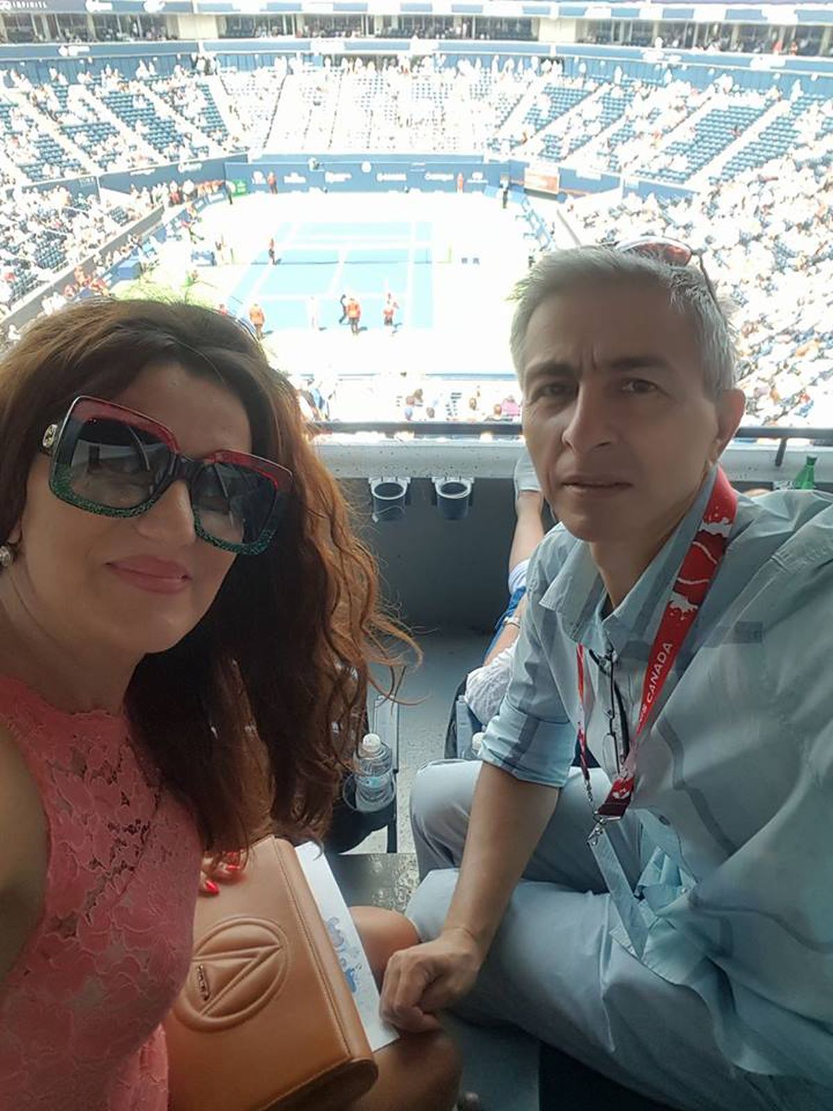 FOTO Cum a reacționat Bianca Andreescu când un jurnalist i-a spus că îi place de mama ei: „O iubești?”