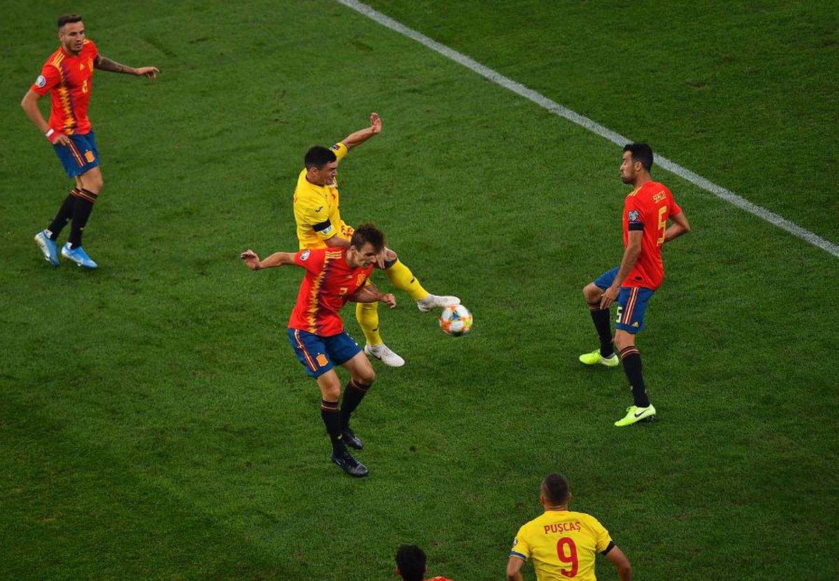 ROMÂNIA - SPANIA 1-2 // FOTO „Tricolorii” ratează DRAMATIC un punct în fața Spaniei! Cum arată ACUM clasamentul grupei