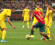 ROMÂNIA - SPANIA / FOTO „Tricolorii” au contestat decizia, dar a fost penalty clar! Deac l-a faultat în careu pe Ceballos