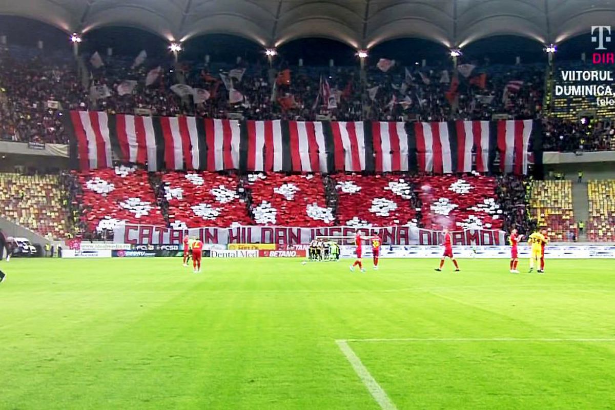 FCSB - DINAMO // GALERIE FOTO PCH, scenografie în memoria lui Cătălin Hîldan la începutul meciului