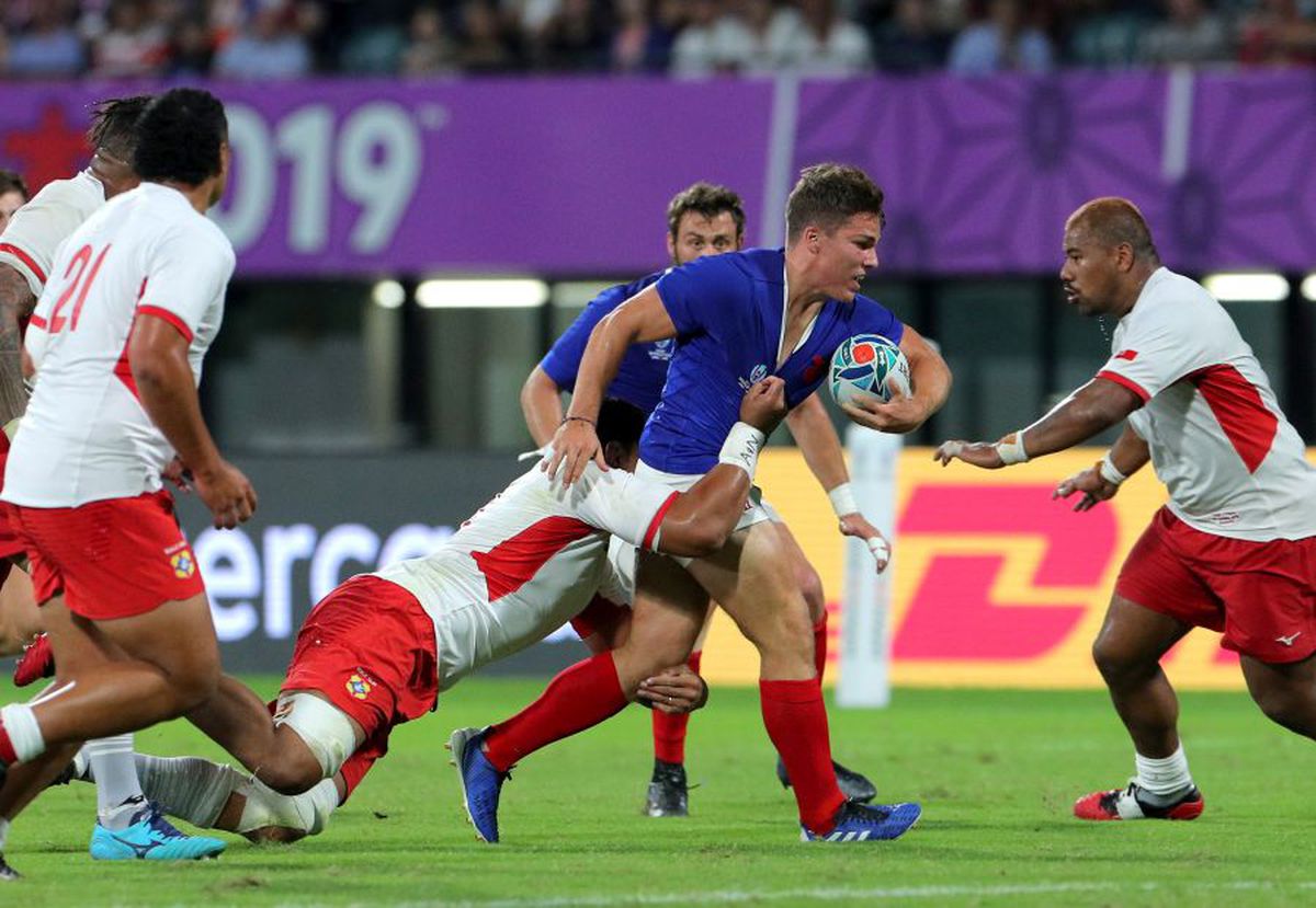 RUGBY // GALERIE FOTO Franța a câștigat cu emoții meciul cu Tonga de la Cupa Mondială