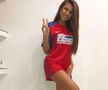 Miss World România ține cu FCSB » Cum i-a încurajat Mădălina Buftea pe roș-albaștri înaintea derby-ului cu Dinamo