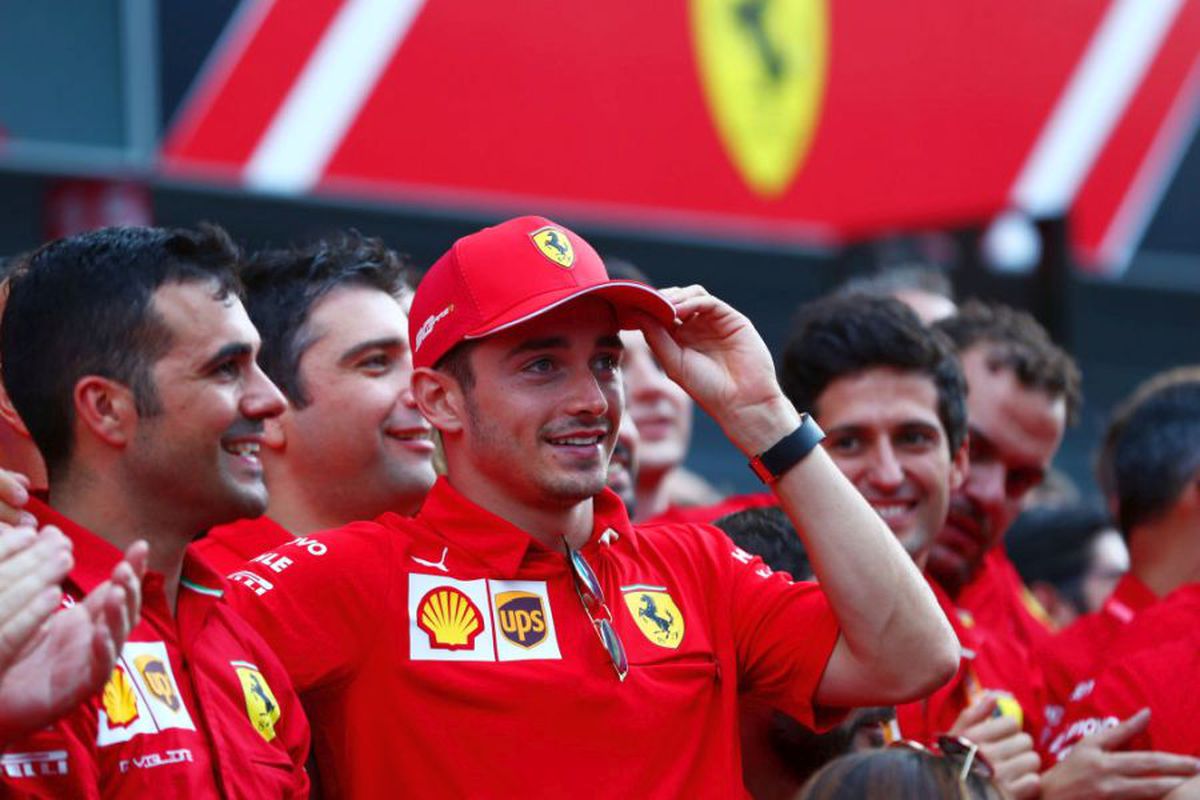 FORMULA 1 // VIDEO Charles Leclerc a declanșat sărbătoarea în Italia