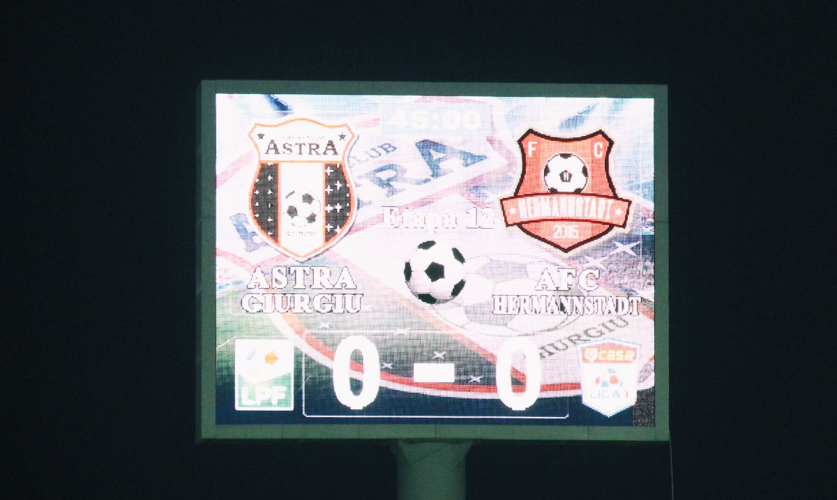 ASTRA - HERMANNSTADT 0-0 // VIDEO+FOTO În gol, fără gol! Remiză albă în ultimul meci din etapa a 12-a » Cum arată ACUM clasamentul
