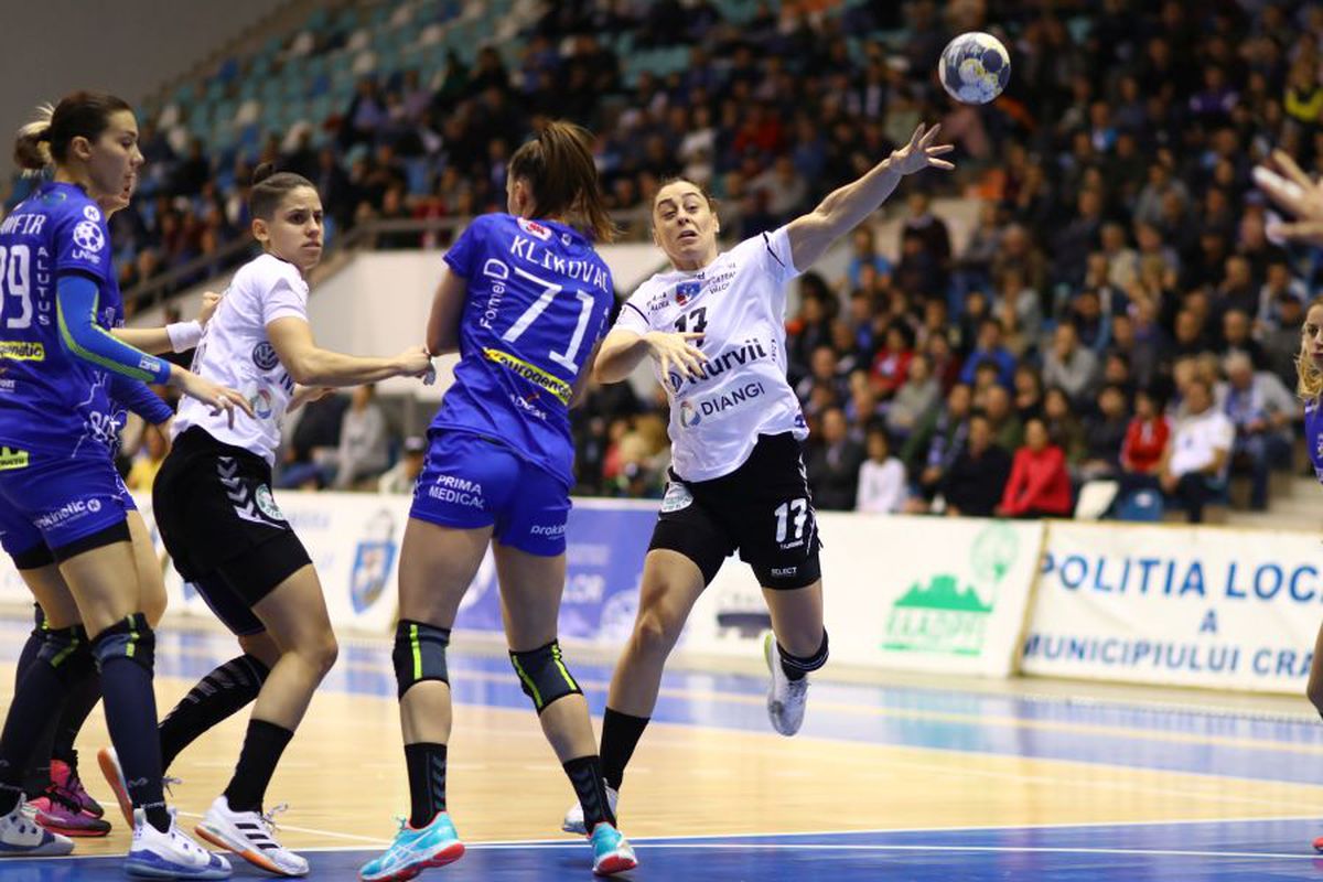 SCM Craiova - SCM Rm. Vâlcea 23-27 // GALERIE FOTO Campioana, victorie fără emoții în „Derby de Oltenia”