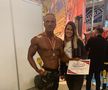 GALERIE FOTO Florentin Corbeanu e „Ronnie Coleman de România” » Polițist oltean, campion național de culturism la 49 de ani!