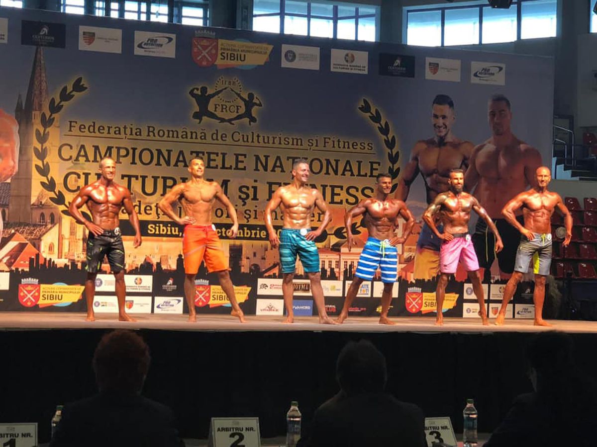 GALERIE FOTO Florentin Corbeanu e „Ronnie Coleman de România” » Polițist oltean, campion național de culturism la 49 de ani!