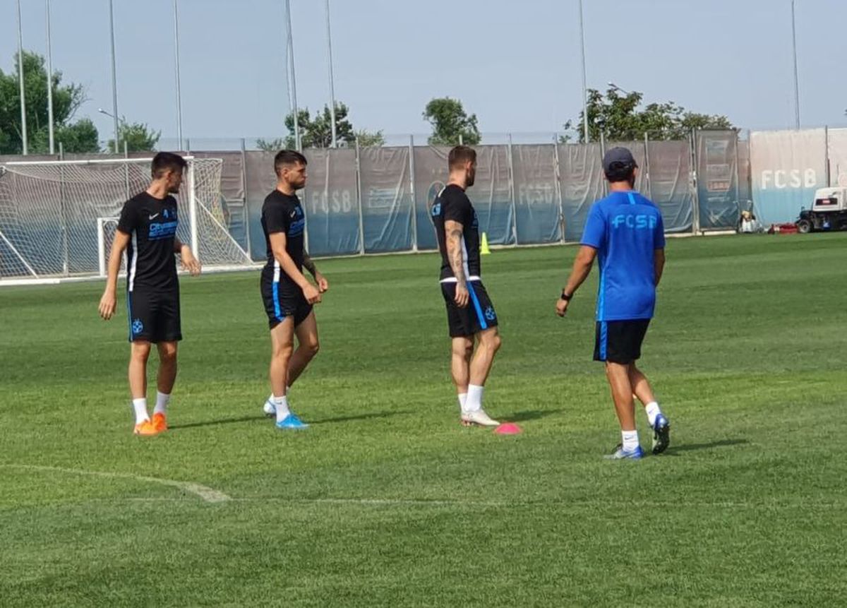 Antrenamentul celor de la FCSB