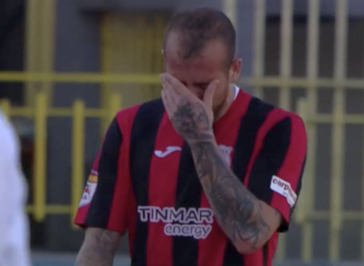 GAZ METAN - ASTRA / FOTO Denis Alibec a ieșit accidentat și a plâns ca un copil