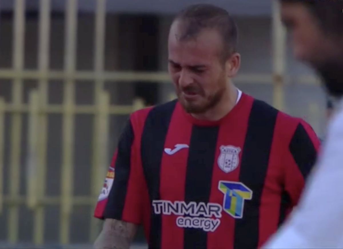 GAZ METAN - ASTRA / FOTO Denis Alibec a ieșit accidentat și a plâns ca un copil