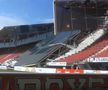FOTO Acoperișul stadionului lui AZ Alkmaar s-a prăbușit!