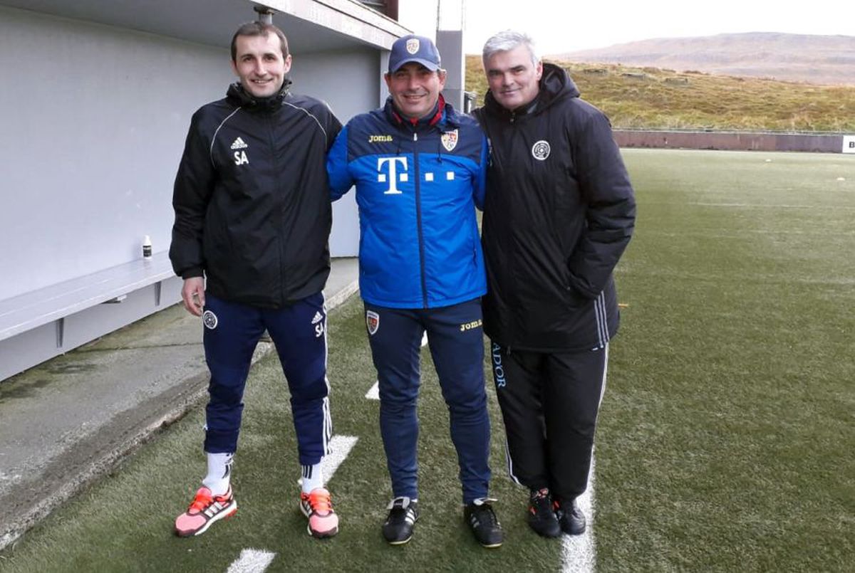 FEROE - ROMÂNIA // FOTO Naționala lui Contra a susținut antrenamentul pe vânt și frig