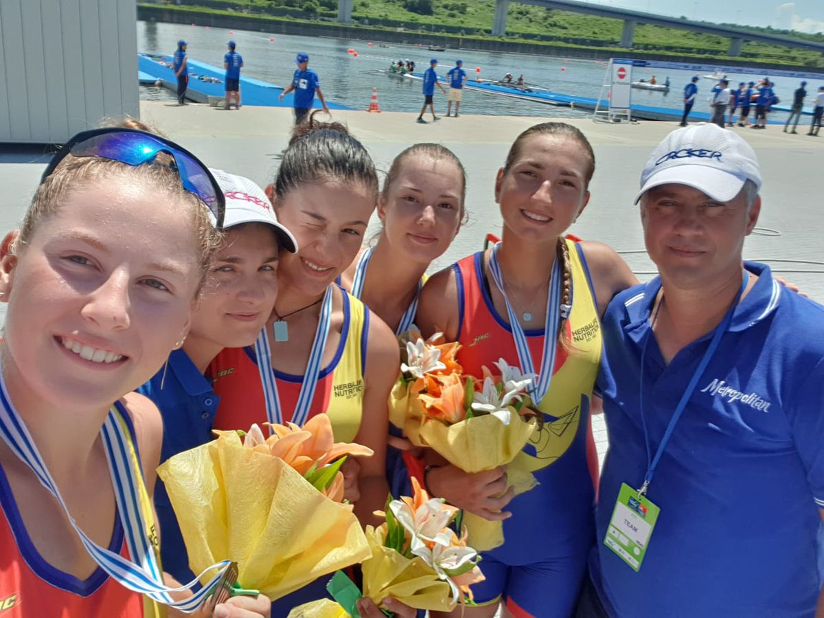 Campionatul Mondial de Canotaj Juniori de la Tokyo » O medalie de aur și alta de bronz pentru România!