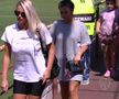 FOTO Blonda care a zăpăcit spectatorii la Sportul Snagov - FC Argeș » Mesajul de pe tricou i-a surprins pe toți