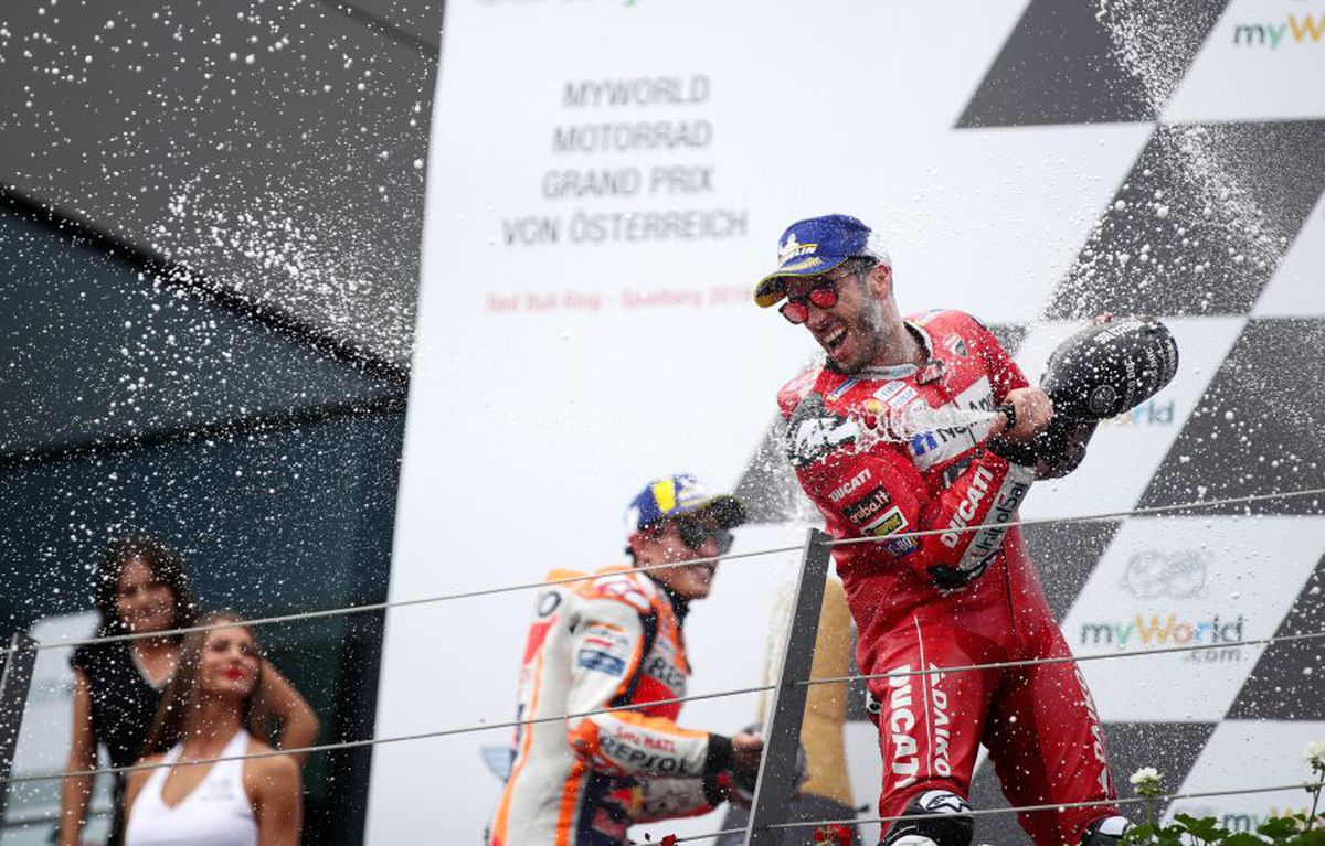 MOTO GP / VIDEO Andrea Dovizioso câștigă dramatic, la ultimul viraj, pe Red Bull Ring, în Austria + Clasamentul actualizat