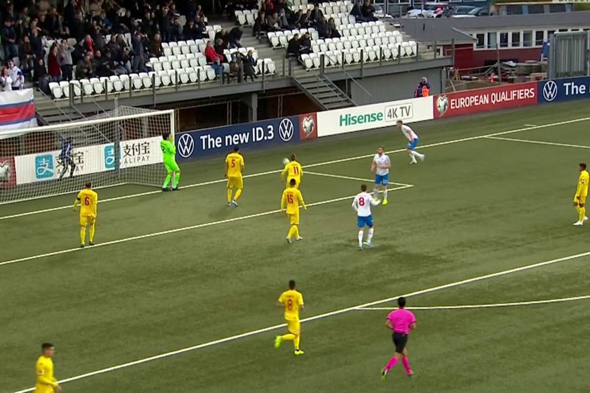 INSULELE FEROE - ROMÂNIA 0-3 // FOTO Ciprian Tătărușanu, din nou erou! Ocazia uriașă a feroezilor ne-a dat emoții