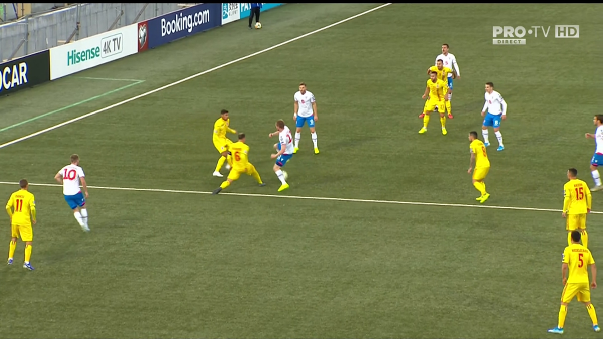 FEROE - ROMÂNIA // FOTO Vlad Chiricheș s-a rupt în minutul 36! Acesta a fost înlocuit cu Adi Rus