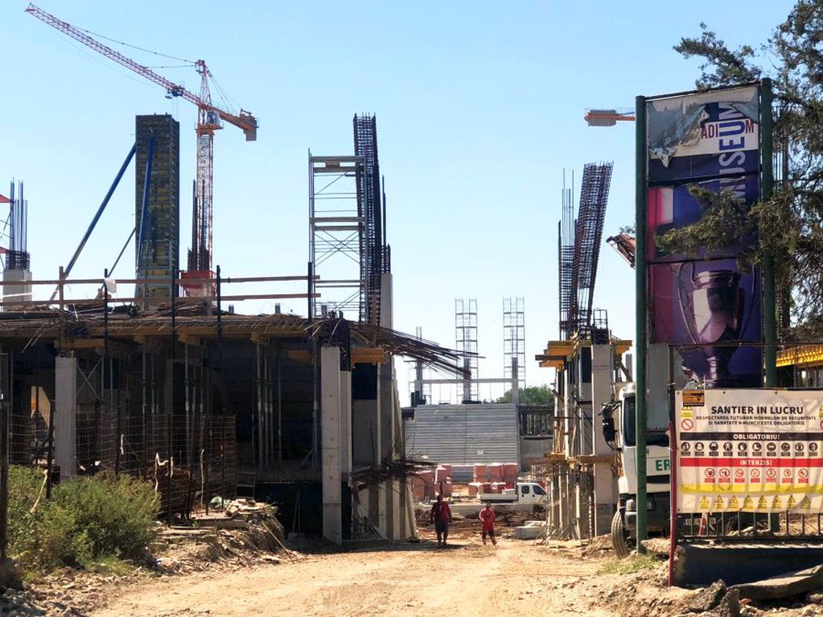 STADIOANE EURO 2020 // FOTO + VIDEO EXCLUSIV Am fost azi pe șantiere: situații diametral opuse în Ghencea și Giulești