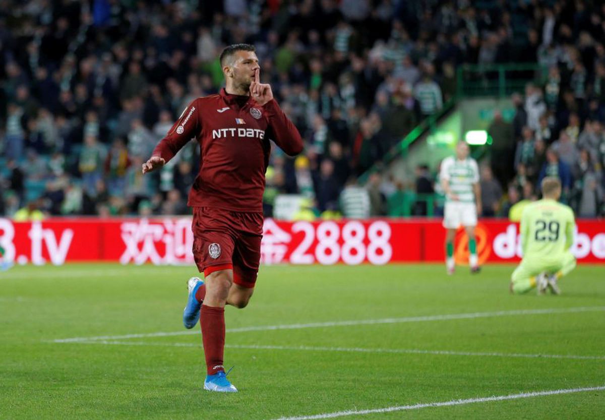 CELTIC - CFR CLUJ 3-4 // VIDEO+FOTO Ce nu s-a văzut la TV: George Țucudean a plâns în hohote după gol + cum s-a trăit calificarea istorică: imagini de colecție
