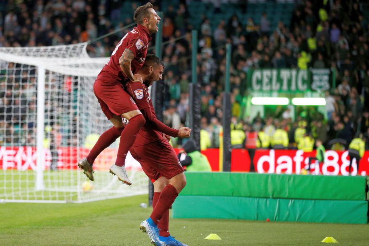 CELTIC - CFR CLUJ 3-4 // VIDEO+FOTO Ce nu s-a văzut la TV: George Țucudean a plâns în hohote după gol + cum s-a trăit calificarea istorică: imagini de colecție
