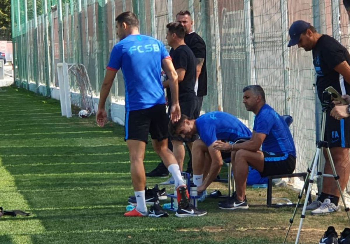 CS UNIVERSITATEA - FCSB // VIDEO + FOTO Gafă cu repetiție la FCSB! Cum a apărut Lucian Filip la antrenament