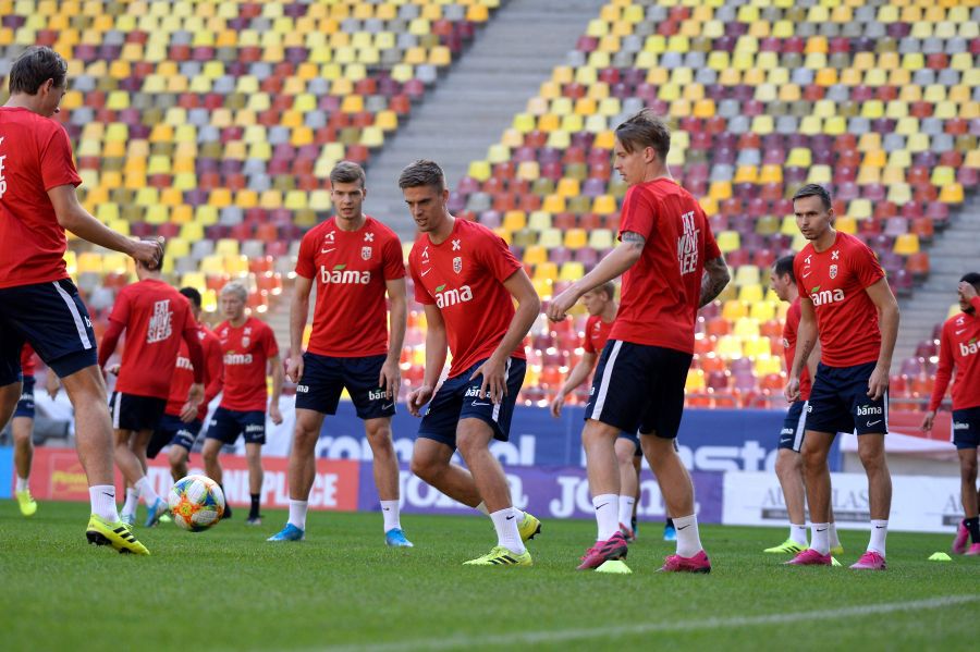 ROMÂNIA - NORVEGIA // VIDEO+FOTO Norvegienii au făcut antrenamentul oficial înaintea meciului cu România » Accesul presei permis pe toată durata ședinței de pregătire