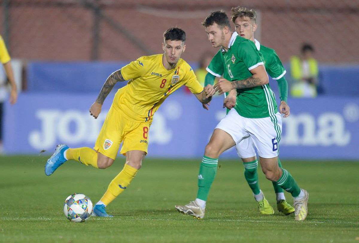 ROMÂNIA U21  - IRLANDA DE NORD U21 3-0 // FOTO Furtună după pauză! România U21, a doua victorie în preliminariile EURO 2021 » Cum arată clasamentul