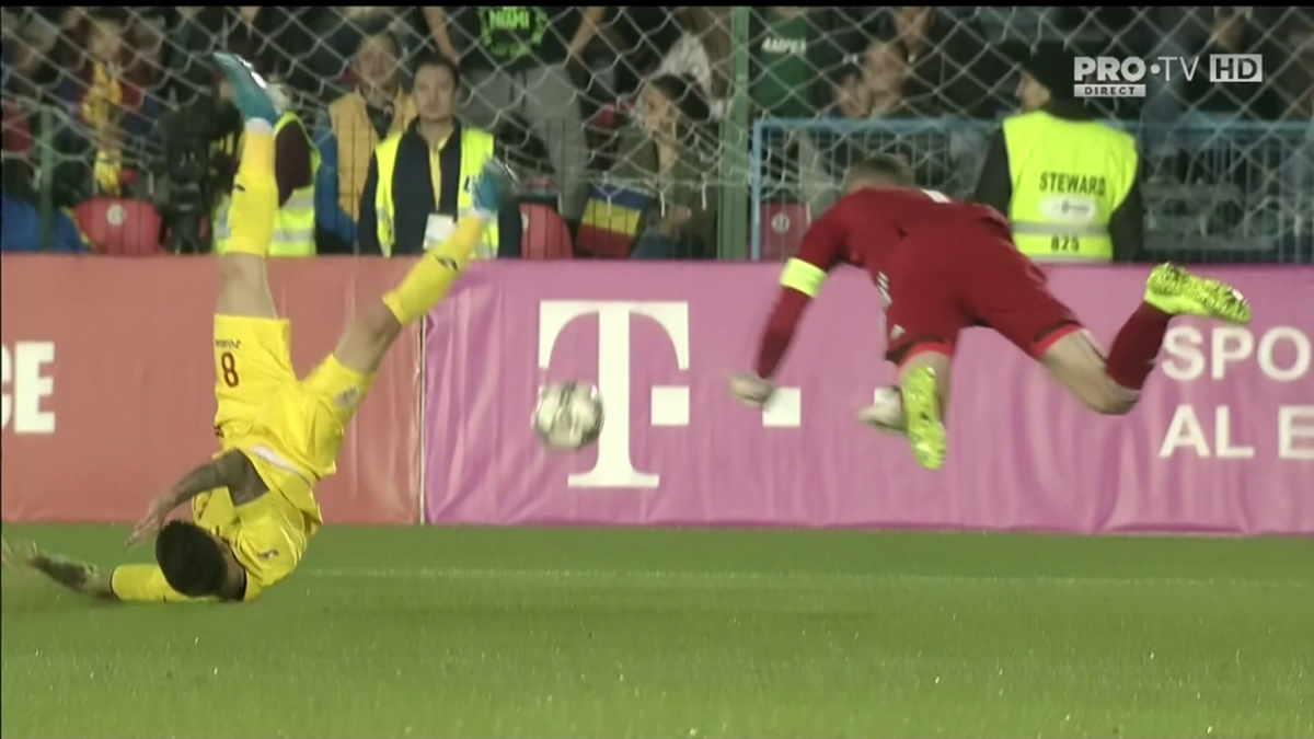 ROMÂNIA U21 - IRLANDA DE NORD U21 // GALERIE FOTO Dennis Man, făcut KO! Portarul nord-irlandezilor a văzut ROȘU direct