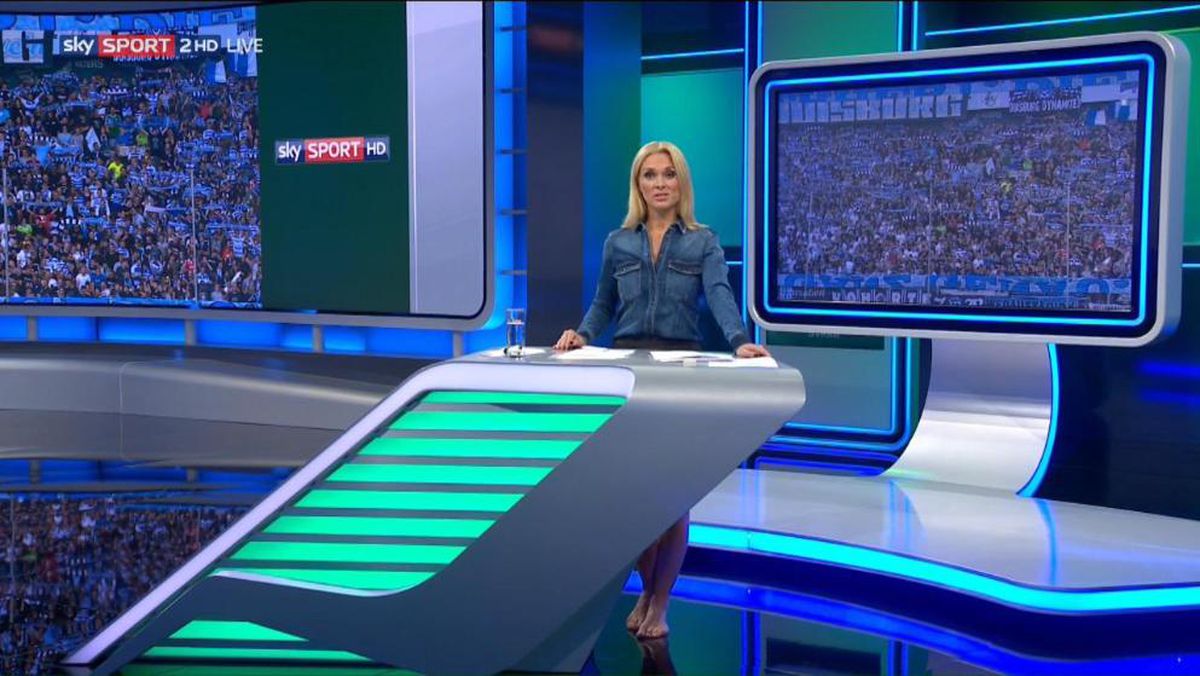 FOTO Britta Hofmann în picioarele goale, în direct la TV