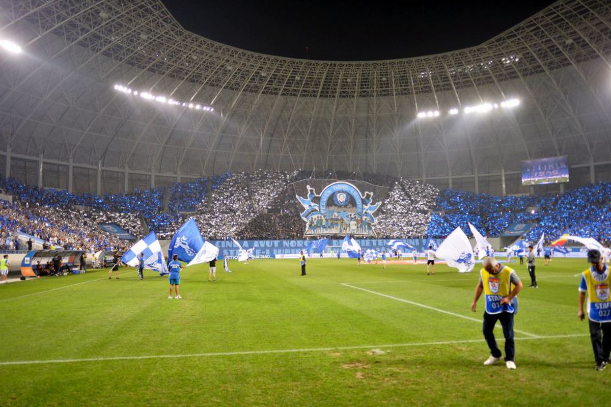 CRAIOVA - FCSB // GALERIE FOTO + VIDEO Scenografie spectaculoasă a oltenilor, pe muzica lui Beethoven