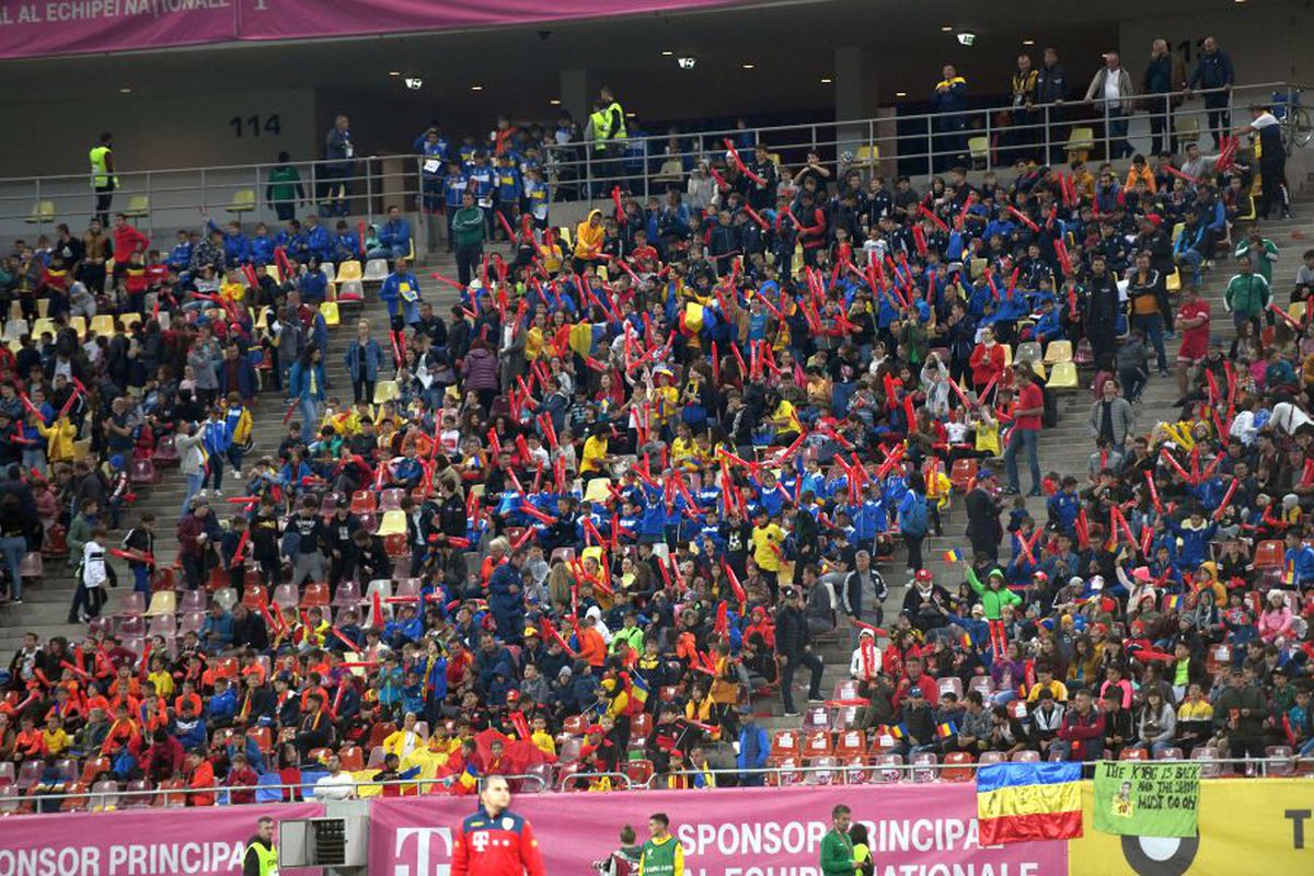 ROMÂNIA - NORVEGIA // VIDEO + FOTO Moment FANTASTIC pe Arena Națională! Imnul României a răsunat mai tare ca niciodată din glasurile celor 30.000 de copii