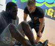 FCSB // FOTO&VIDEO Harlem Gnohere trage tare pentru a slăbi! Mesaj din sală pentru cei care l-au criticat