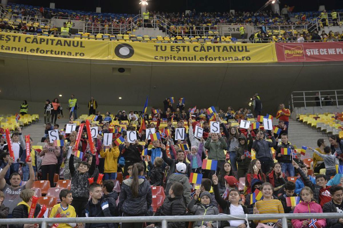 România - Norvegia 1-1 // Copiii din tribune
