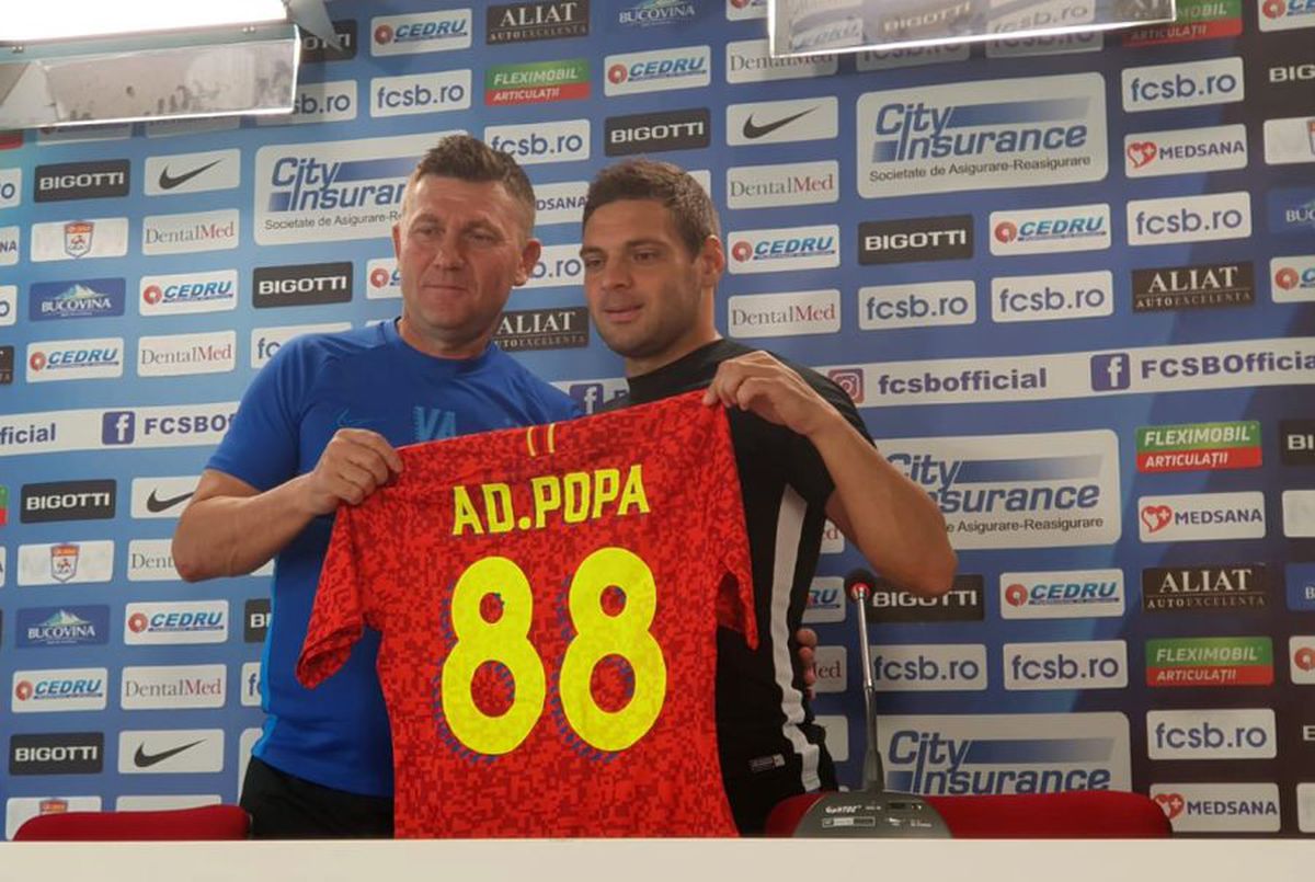 FOTO Adi Popa, prezentat la FCSB