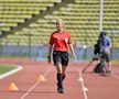 GALERIE FOTO A „furat” toate privirile. Arbitra de rezervă a entuziasmat asistența de la derby-ul FC Argeș - U Cluj