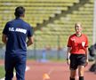 GALERIE FOTO A „furat” toate privirile. Arbitra de rezervă a entuziasmat asistența de la derby-ul FC Argeș - U Cluj