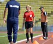 GALERIE FOTO A „furat” toate privirile. Arbitra de rezervă a entuziasmat asistența de la derby-ul FC Argeș - U Cluj