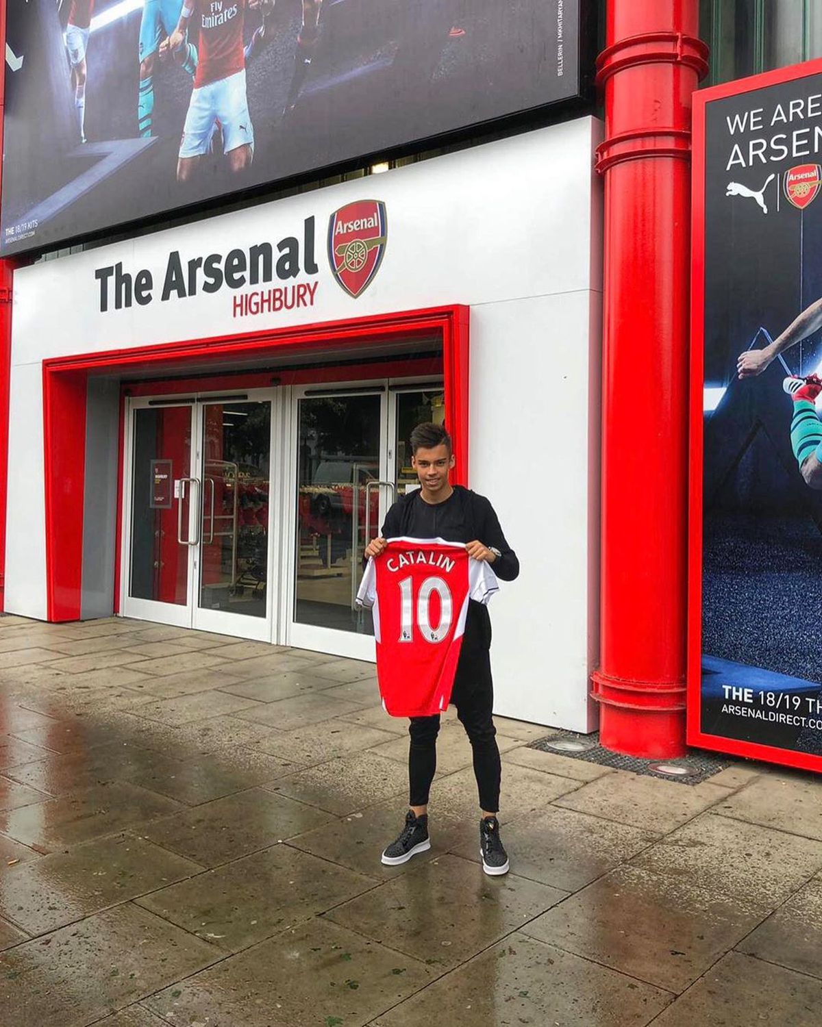 EXCLUSIV Cătălin Cîrjan a debutat la Arsenal U18 și vrea mai mult: „Muncesc din greu să fac pasul la prima echipă” » Vergil Andronache i-a dat încredere