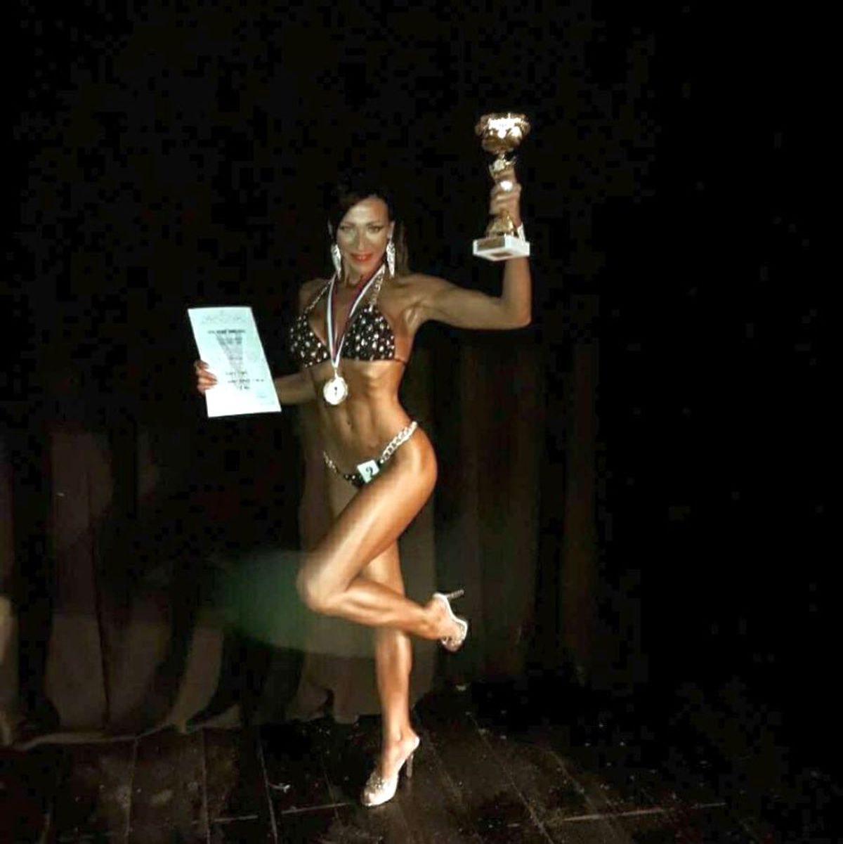 GALERIE FOTO Culturista sârboaică Olivera Ugoci, arestată în România! E implicată în scandalul cu droguri de 9 milioane de euro de la Vama Giurgiu