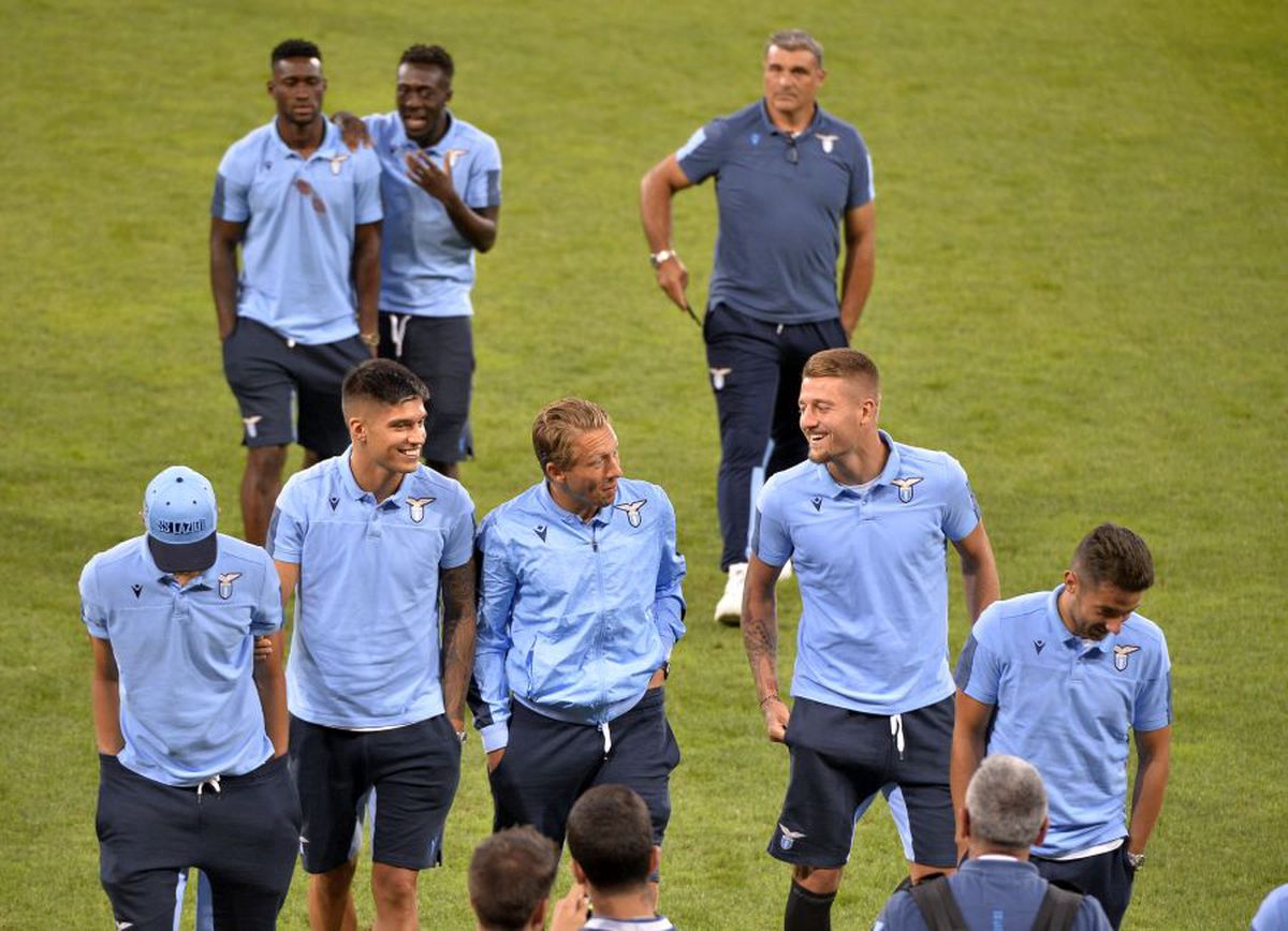 CFR CLUJ - LAZIO // GALERIE FOTO + VIDEO Dan Petrescu și Simone Inzaghi au abordat total diferit ziua dinaintea meciului » Imaginea surprisă de fotoreporterul GSP în Gruia