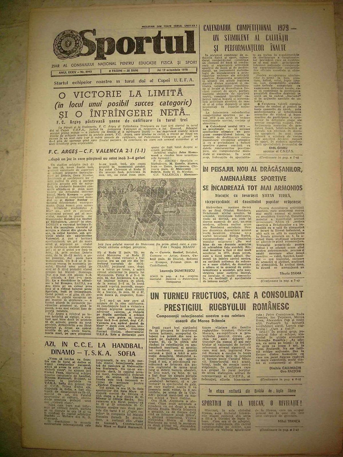 Retro GSP // VIDEO + FOTO » Ziua în care Kempes s-a înclinat în fața lui Dobrin