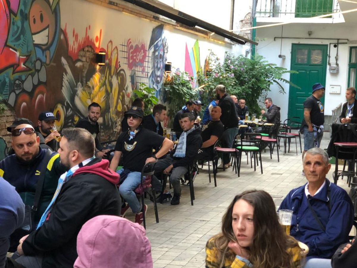 Primii suporteri italieni ajunși la Cluj